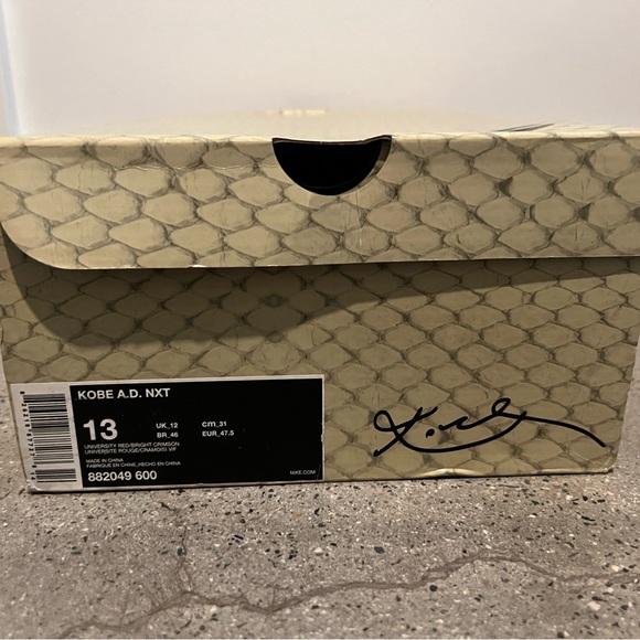 Nike Kobe A.D. NXT Basketball University Red Black 882049-600 Mens Size 13 - Picture 5 of 11